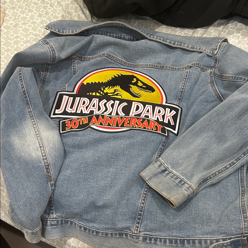 Jurassic Park Denim Jacket - Classic Blue